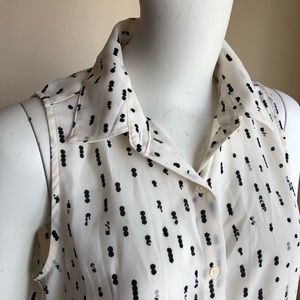 Banana Republic sleeveless blouse